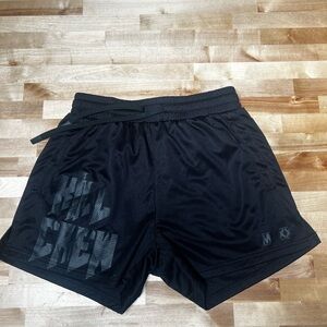 Kill Crew MUAY THAI SHORTS (MID THIGH CUT) - BLACKOUT